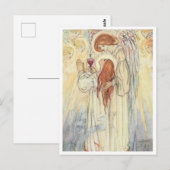 Carte Postale Don de l'Ange Illustration Vintage (Devant / Derrière)