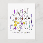 Carte Postale Don Giovanni Mozart Opera Italien Citation de gour (Devant)