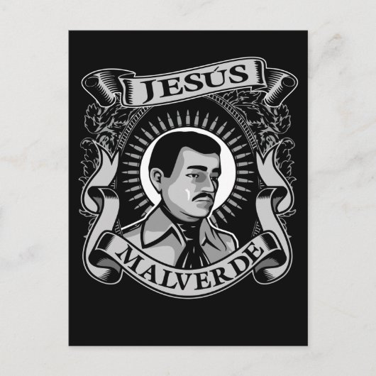 Carte Postale Don Jesus Malverde Héros mexicain Jesus Malverde (Devant)