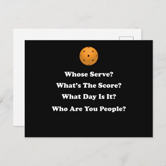 Carte Postale Don Pickleball (Devant / Derrière)