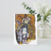 Carte Postale Don Quichotte (Debout devant)