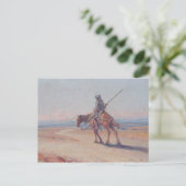 Carte Postale Don Quichotte (Debout devant)