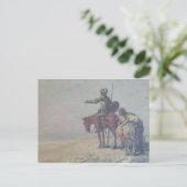 Carte Postale Don Quichotte (Debout devant)