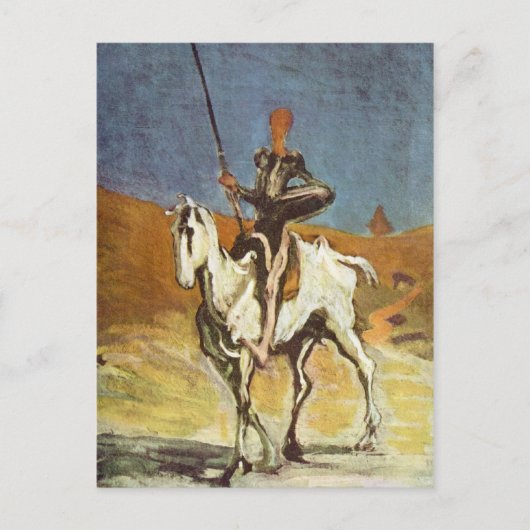 Carte Postale Don Quichotte (Devant)