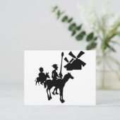 Carte Postale Don Quichotte (Debout devant)