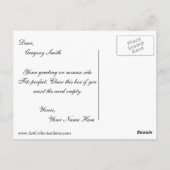 Carte Postale Don Quichotte Et Sancho Panza De Daumier Honoré (B (Dos)