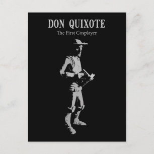 Carte Postale Don Quichotte - Le Premier Cosplayer