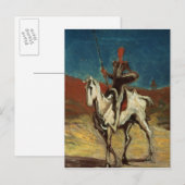 Carte Postale Don Quichotte, vers 1865-1870 (Devant / Derrière)