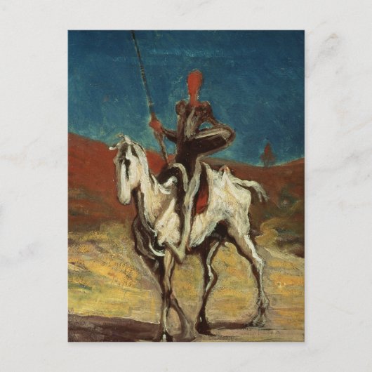 Carte Postale Don Quichotte, vers 1865-1870 (Devant)