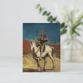 Carte Postale Don Quichotte, vers 1865-1870 (Debout devant)
