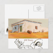 Carte Postale DON QUIXOTE - Arrière - plan de dessin animé (1979 (Devant / Derrière)