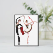 CARTE POSTALE DON QUIXOTE BALLET POSTCARTE, BALLET DANSEURS COUP (Debout devant)