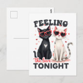 Carte Postale Don Valentine | Sentir L'Amour Ce Soir (Devant / Derrière)