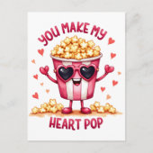 Carte Postale Don Valentine | Tu Fais Mon Coeur (Devant)