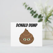 Carte Postale Donald Dump (Debout devant)
