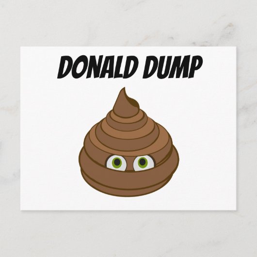 Carte Postale Donald Dump (Devant)