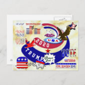 Carte Postale Donald Trump (Devant / Derrière)