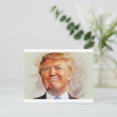 Carte Postale Donald Trump (Debout devant)
