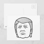 Carte Postale donald trump (Devant / Derrière)