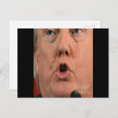 Carte Postale Donald Trump (Devant / Derrière)