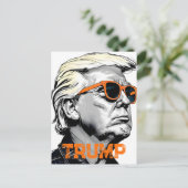 Carte Postale Donald Trump (Debout devant)