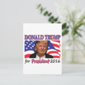Carte Postale Donald Trump (Debout devant)