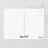 Carte Postale Donald Trump 2024 ne se rend jamais (Dos)