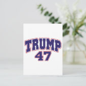 Carte Postale Donald Trump 47 (Debout devant)