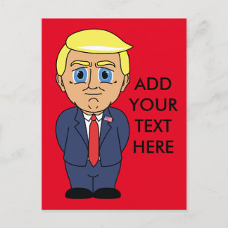 Carte Postale Donald Trump à l'air sourd