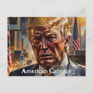 Carte Postale Donald Trump Carnage américain