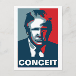 Carte Postale Donald Trump CONCEIT
