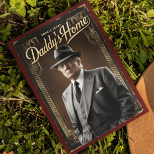 Carte Postale Donald Trump Daddy's Home Funny Christmas MAGA