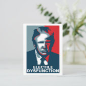 Carte Postale Donald Trump DYSFONCTION ÉLECTIQUE (Debout devant)
