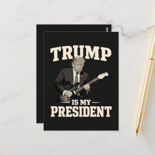 Carte Postale Donald Trump est mon président