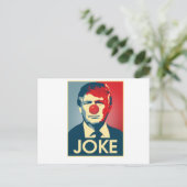 Carte Postale Donald Trump JOKE — Anti-Trump 2016 - (Debout devant)