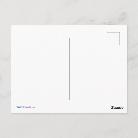 CARTE POSTALE DONALD TRUMP MAGA PERSONNALISÉ (Dos)