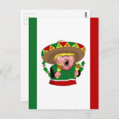 Carte Postale donald trump mexicain (Devant / Derrière)