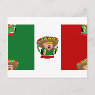 Carte Postale donald trump mexicain