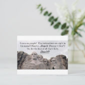 Carte Postale Donald Trump = Ne Pas (Debout devant)