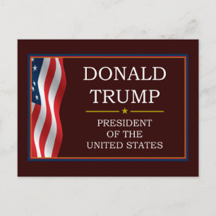 Carte Postale Donald Trump pour le président V3