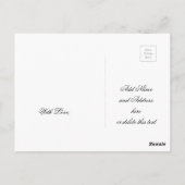 Carte Postale Donald Trump prêtant serment 20 janvier (Dos)