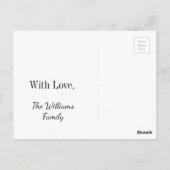 Carte Postale Donald Trump prêtant serment 20 janvier (Dos)