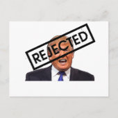 Carte Postale Donald Trump : REJETÉ ! ! (Devant)