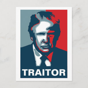 Carte Postale Donald Trump TRAITOR