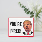 Carte Postale Donald Trump Vous êtes Fired ! (Debout devant)