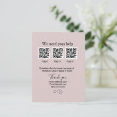 Carte Postale Donation Collection conseil pot ajouter votre q r  (Debout devant)