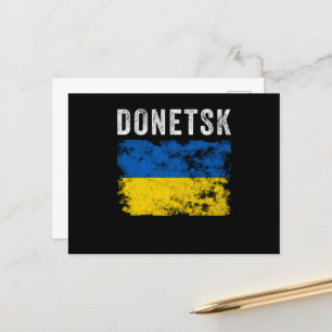 Carte Postale Donetsk Ukraine Patriotique ukrainien