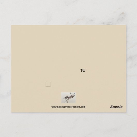 Carte postale Donkey (Dos)