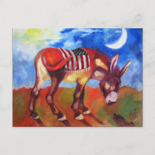 Carte Postale Donkey américain