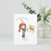 Carte postale Donkey Anniversaire (Debout devant)